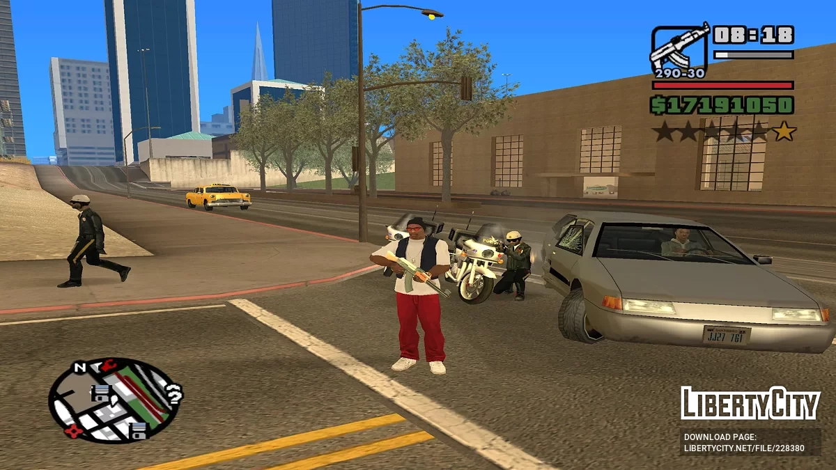 Запрет на ношение оружия / GTA San Andreas