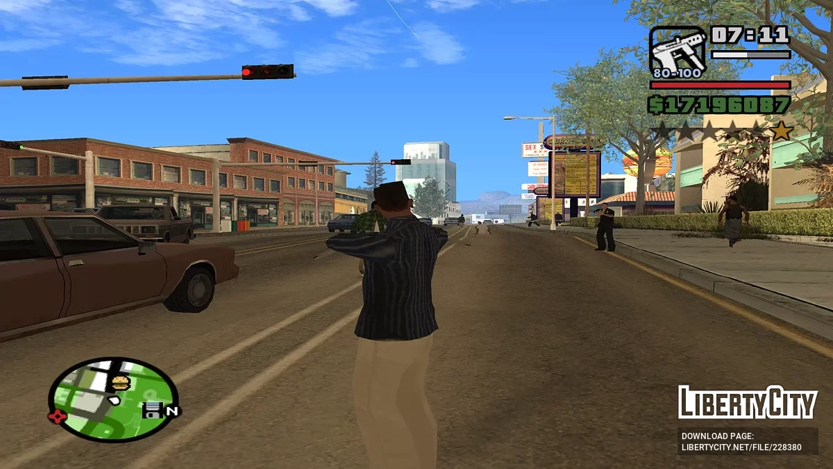Запрет на ношение оружия / GTA San Andreas
