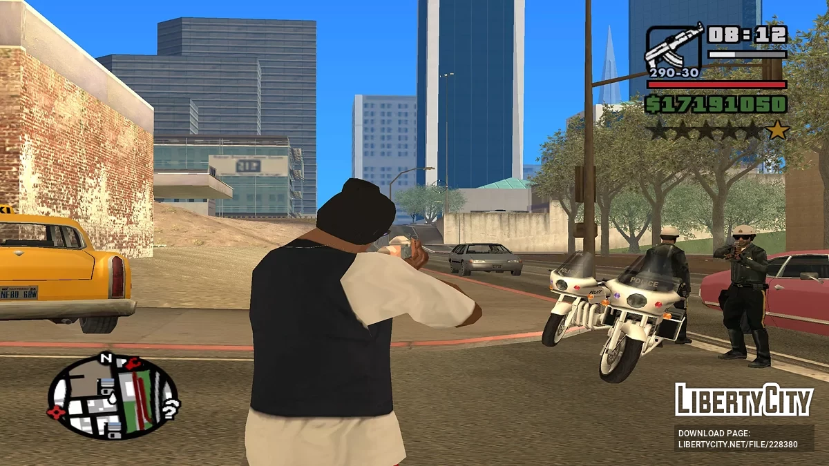 Запрет на ношение оружия / GTA San Andreas