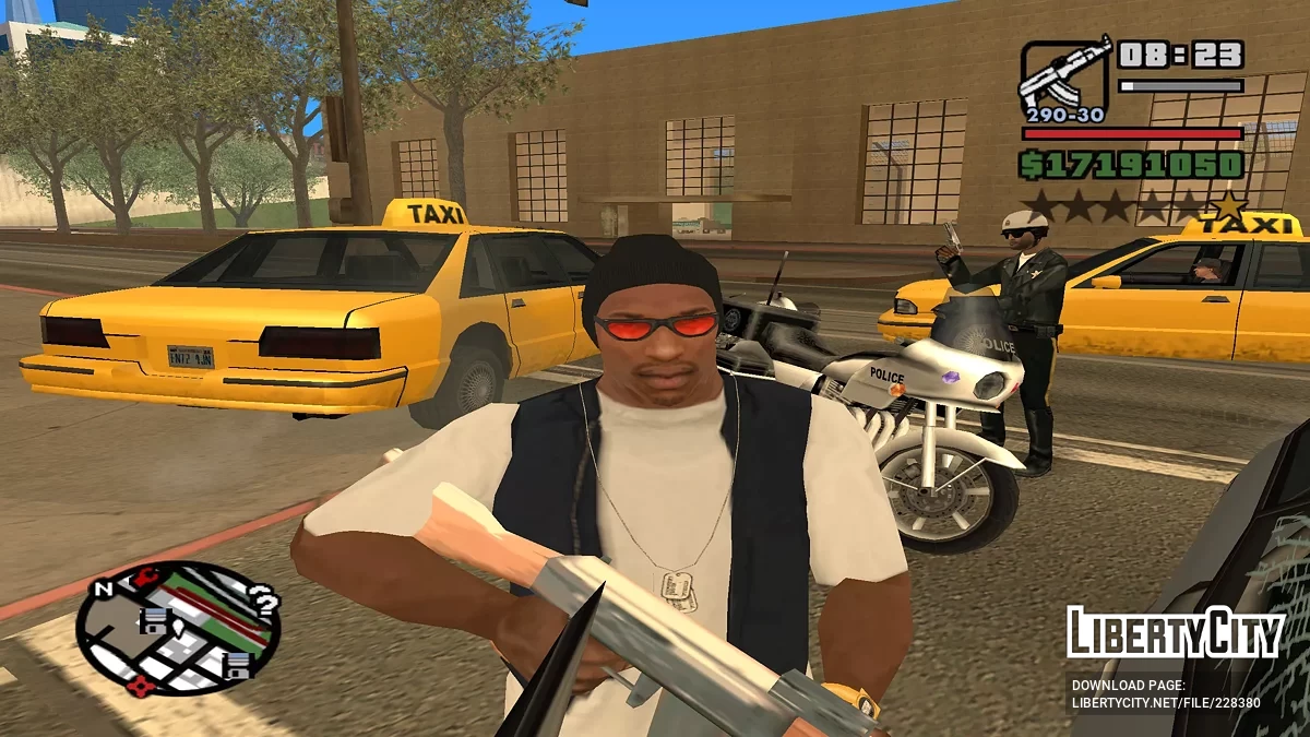 Запрет на ношение оружия / GTA San Andreas