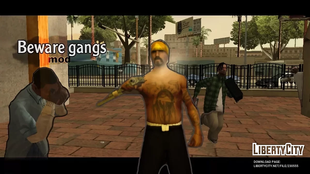 Beware gangs / GTA San Andreas
