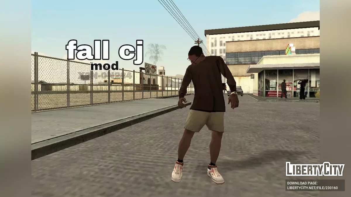 Падение CJ / GTA San Andreas