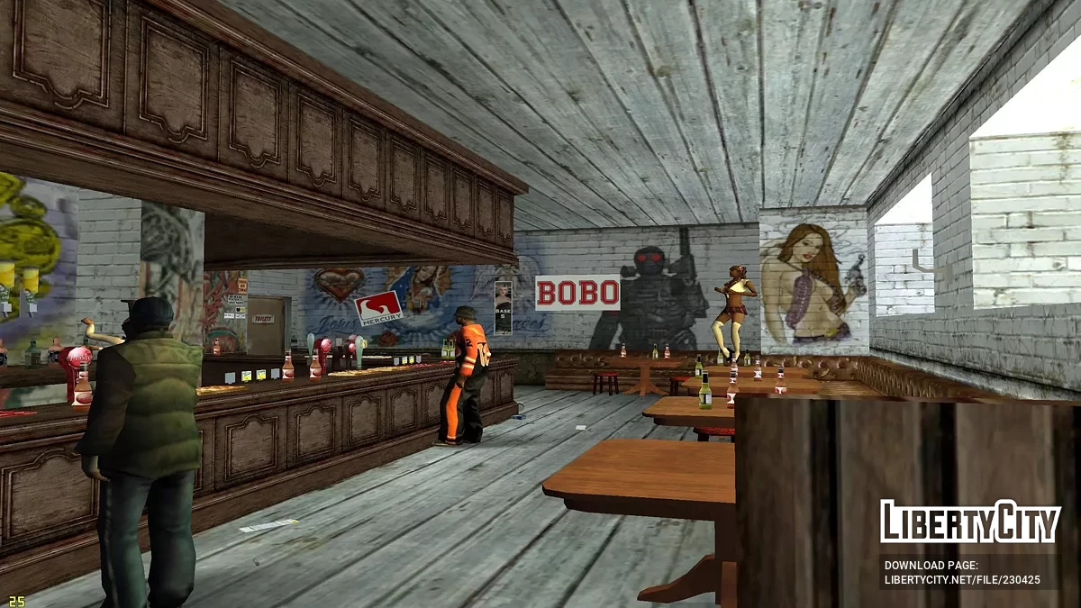 Стриптизерши в баре Ten Green Bottles / GTA San Andreas