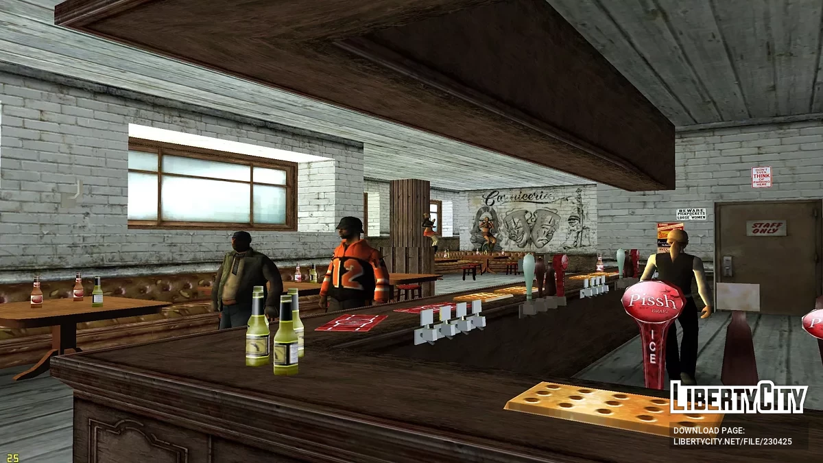Стриптизерши в баре Ten Green Bottles / GTA San Andreas