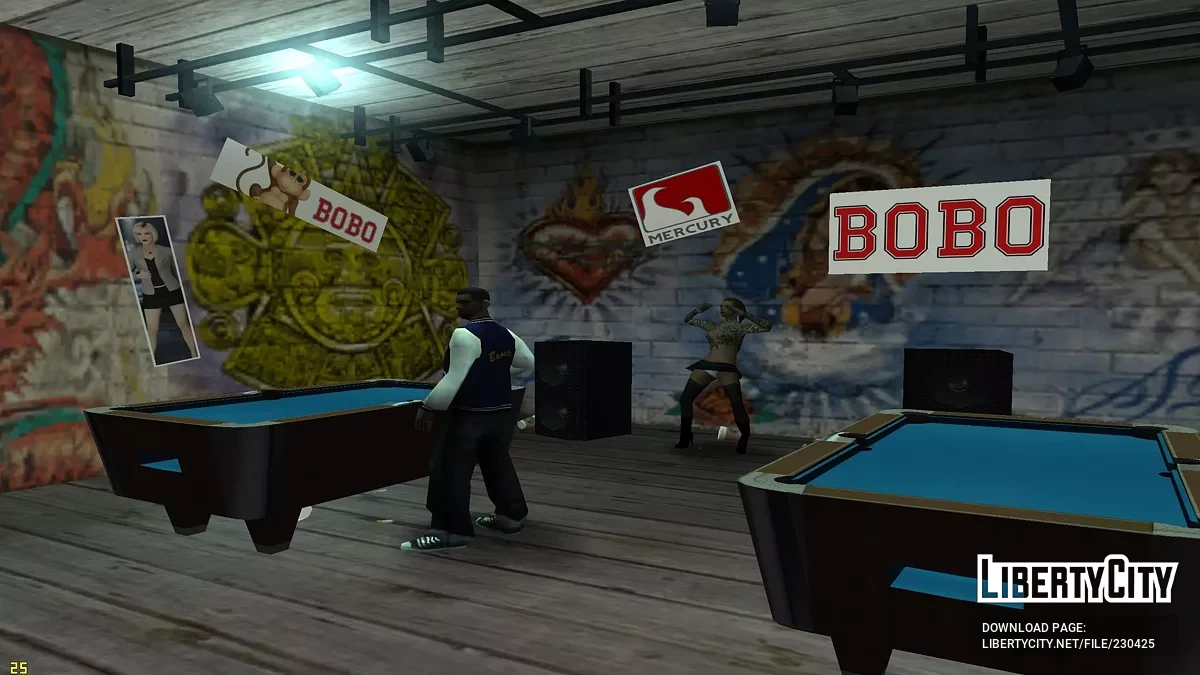 Стриптизерши в баре Ten Green Bottles / GTA San Andreas