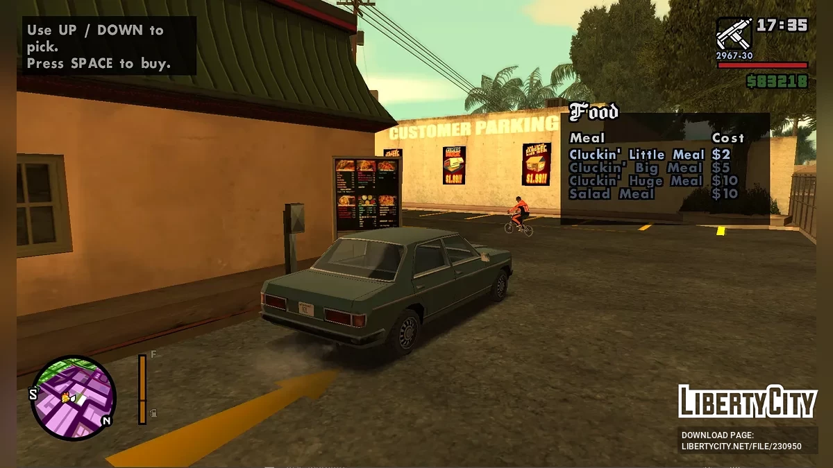 Драйв-тур Cluckin' Bell (Уиллоуфилд и Восточный Лос-Сантос) / GTA San Andreas