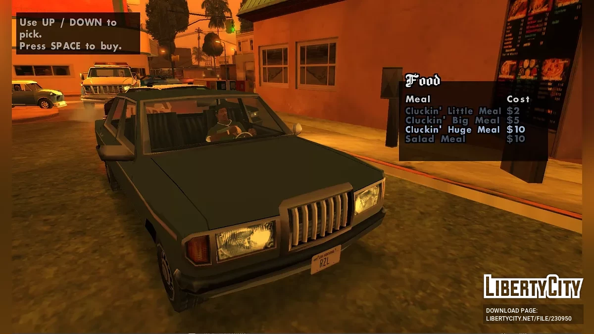 Драйв-тур Cluckin' Bell (Уиллоуфилд и Восточный Лос-Сантос) / GTA San Andreas