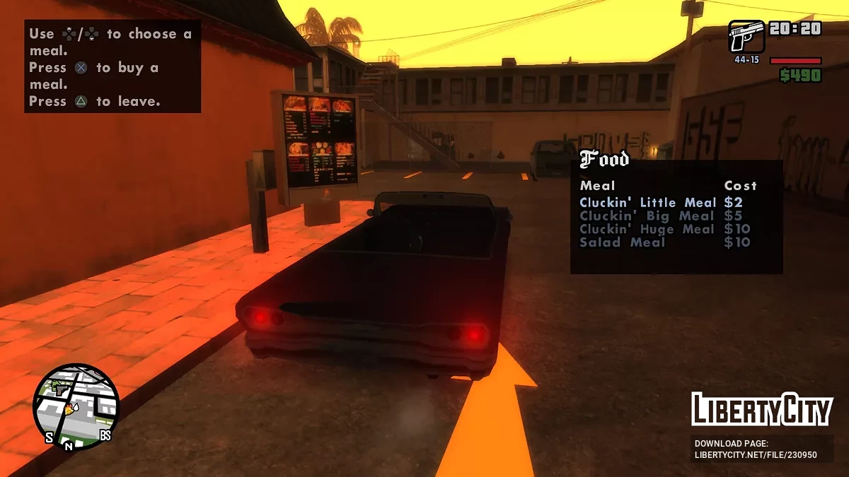 Расширенный Драйв Тру (Cluckin’ Bell + Burger Shot) / GTA San Andreas