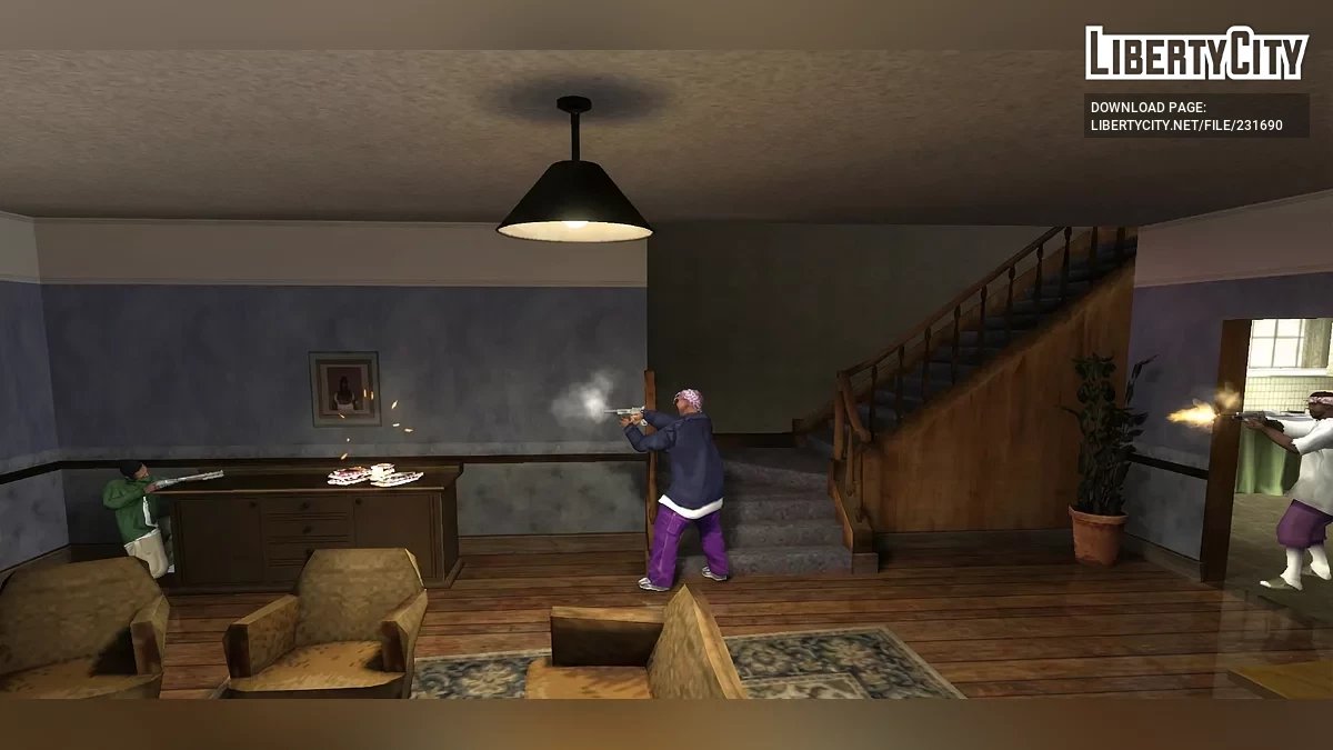 Динамическое нападение на дом / GTA San Andreas