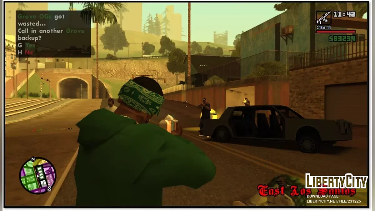 Поддержка войны на Гров Стрит (Поддержка OGF) / GTA San Andreas