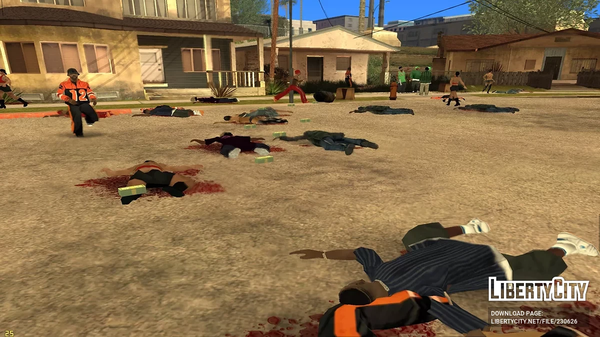 Падающие люди с неба / GTA San Andreas