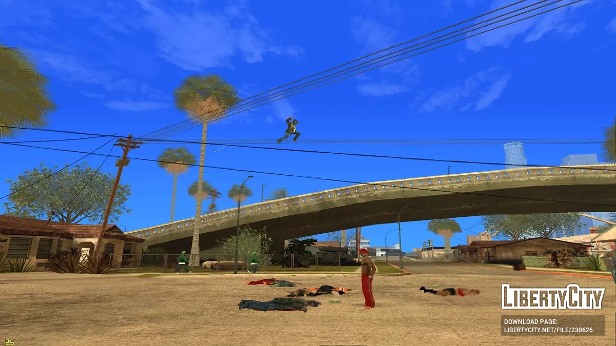 Падающие люди с неба / GTA San Andreas