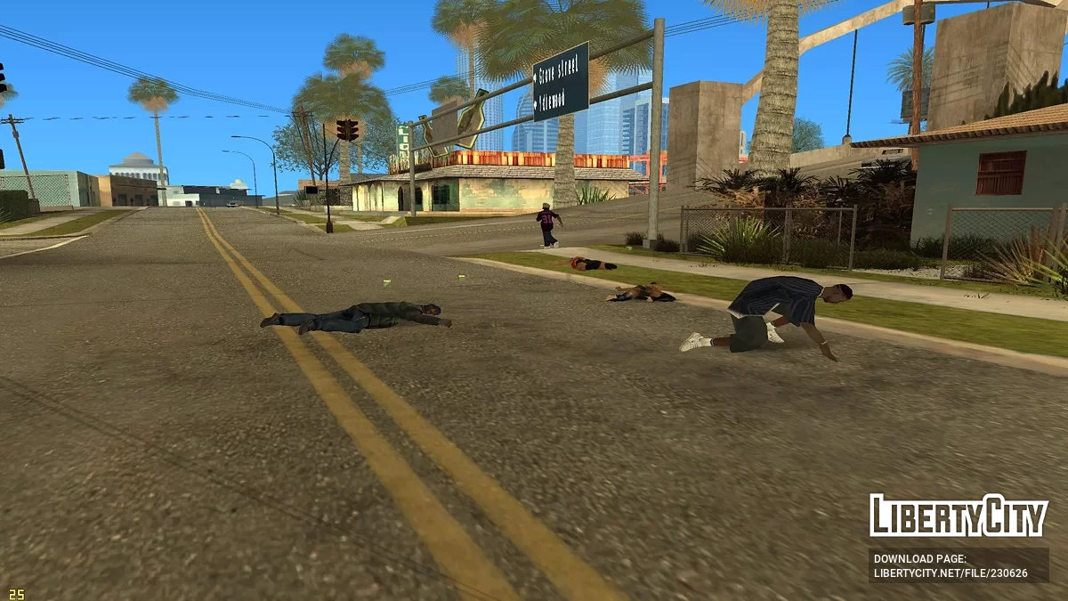 Падающие люди с неба / GTA San Andreas