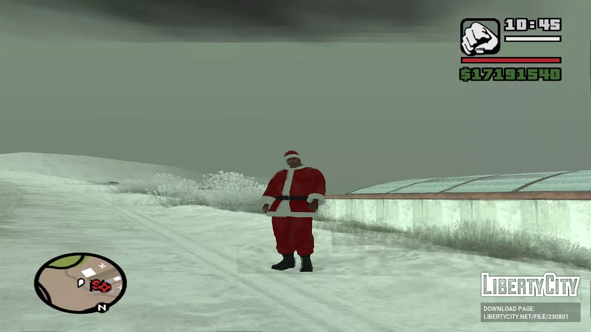 Си-Джей - Дед Мороз / GTA San Andreas