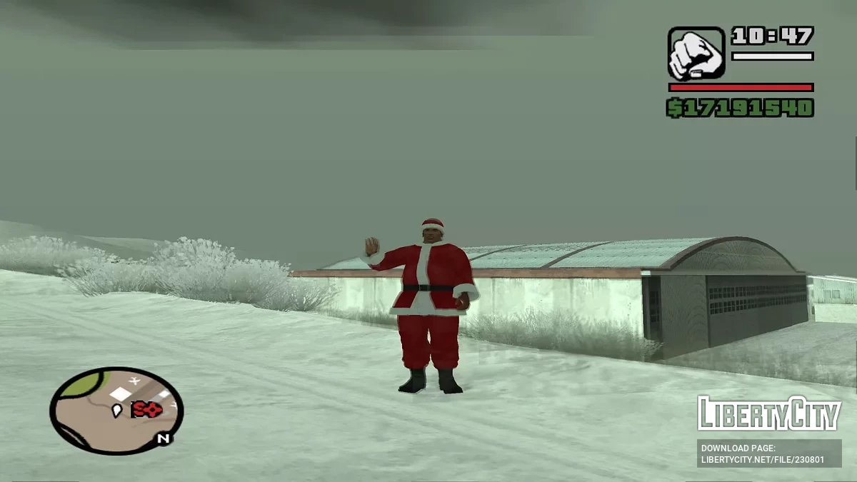 Си-Джей - Дед Мороз / GTA San Andreas