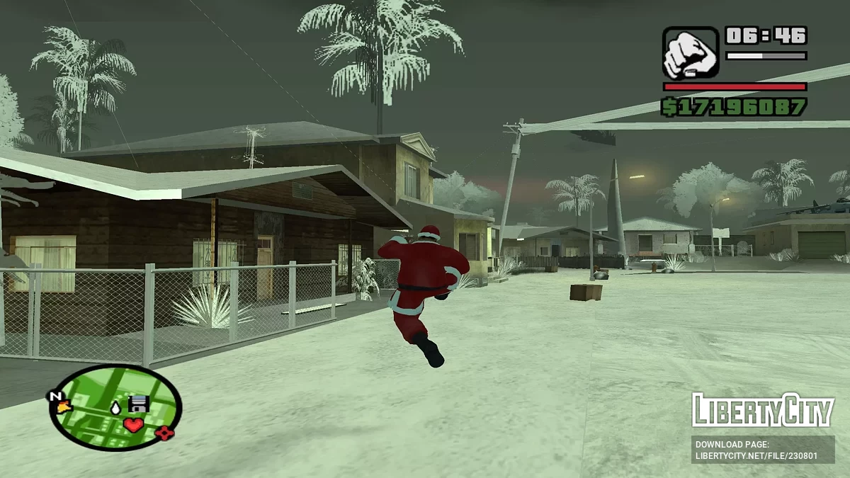 Си-Джей - Дед Мороз / GTA San Andreas