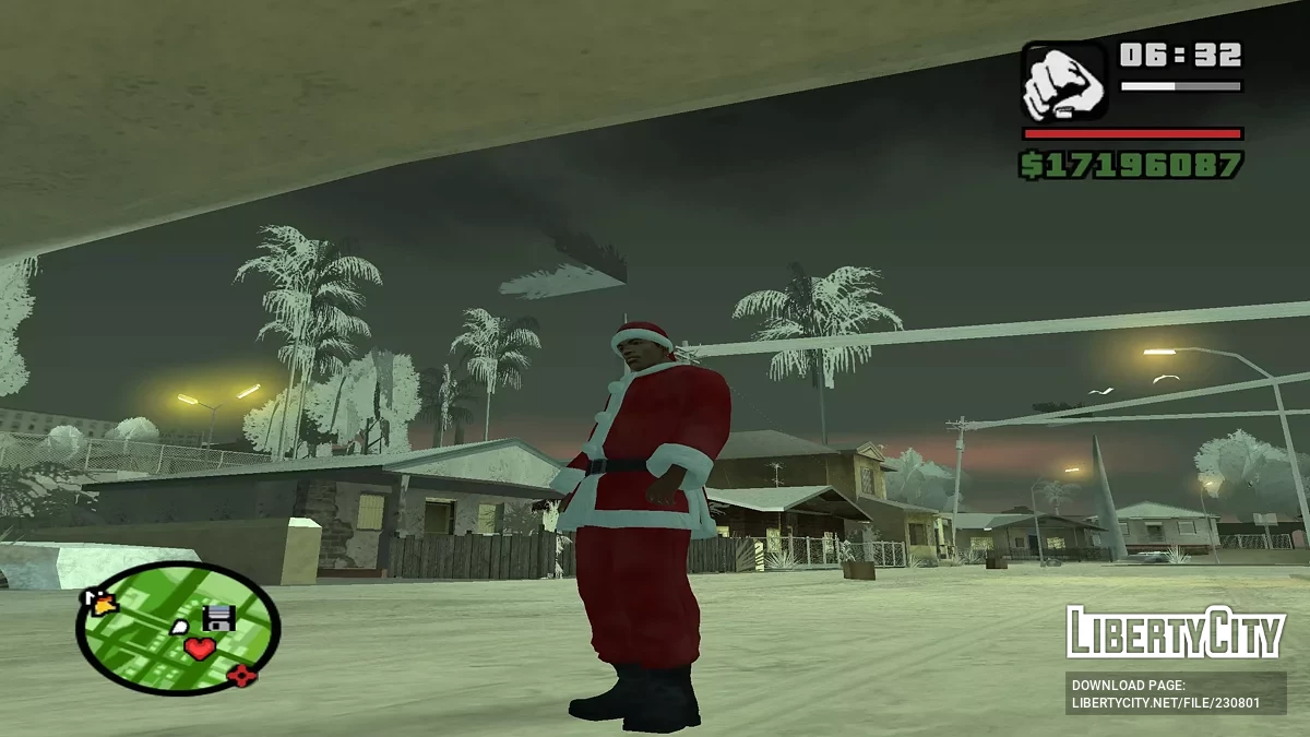 Си-Джей - Дед Мороз / GTA San Andreas