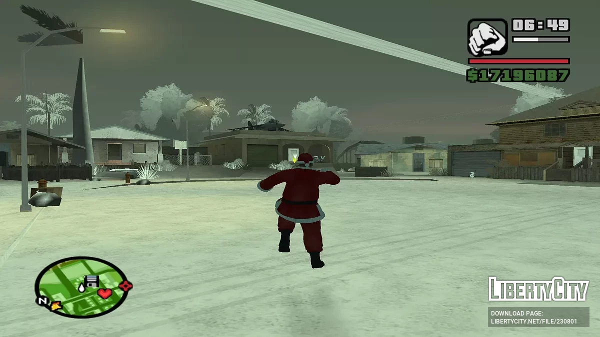 Си-Джей - Дед Мороз / GTA San Andreas