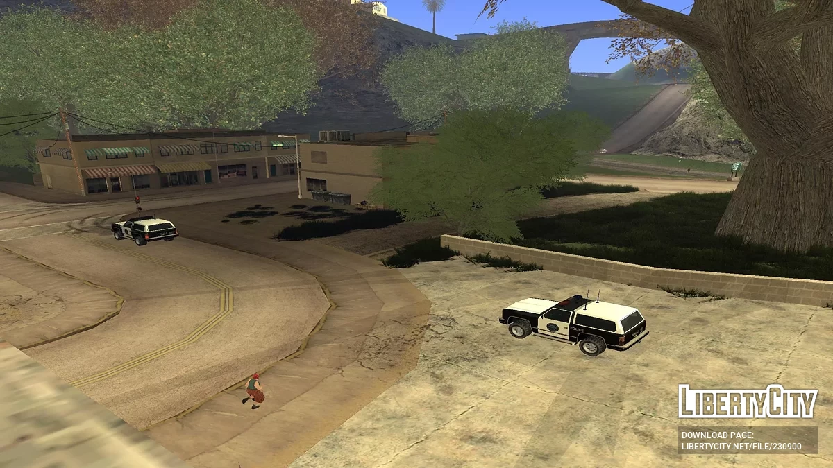 Служебные авто в участке Диллимор / GTA San Andreas