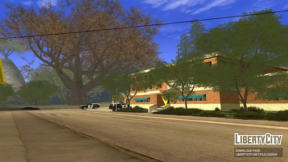 Служебные авто в участке Диллимор / GTA San Andreas