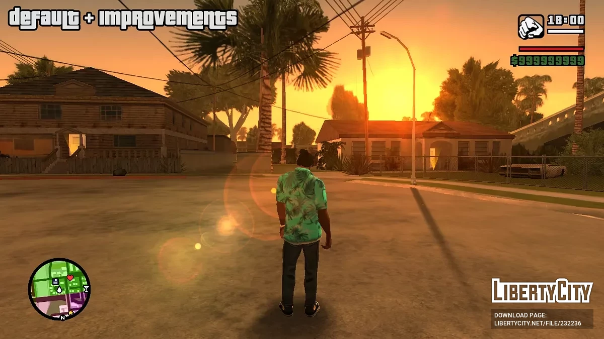 Настраиваемый HUD / GTA San Andreas