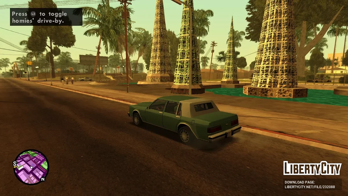 Переключатель стрельбы из автомобиля (ВКЛ & ВЫКЛ) / GTA San Andreas