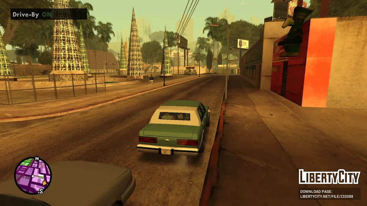 Переключатель стрельбы из автомобиля (ВКЛ & ВЫКЛ) / GTA San Andreas