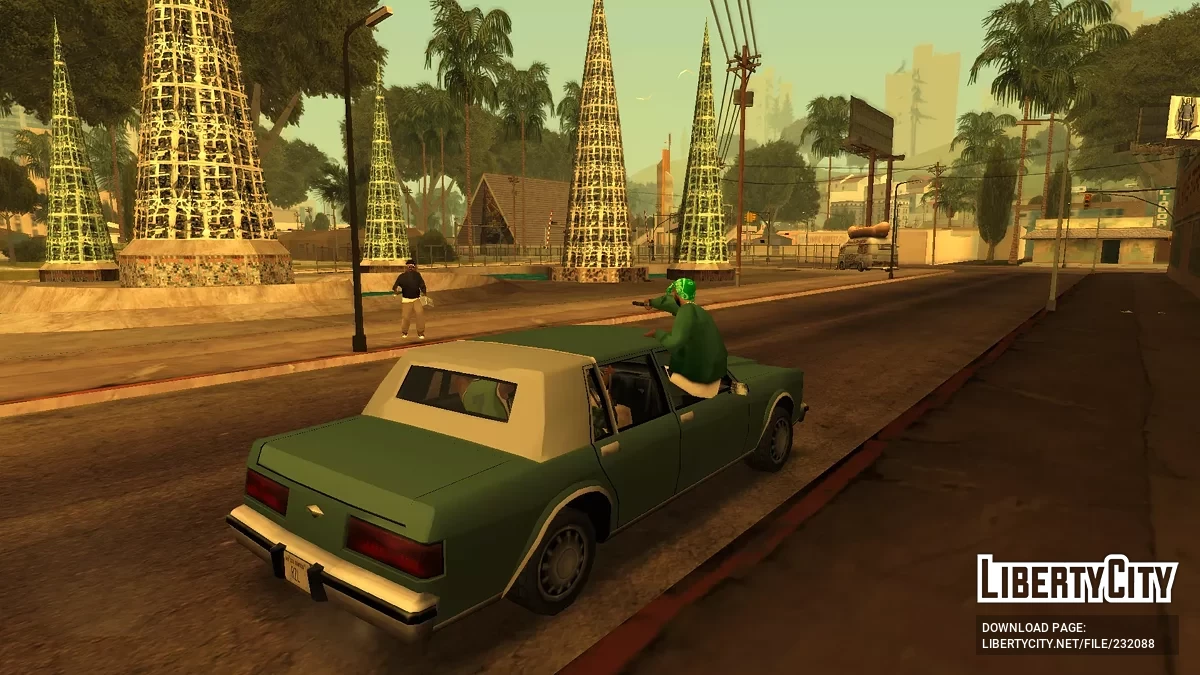 Переключатель стрельбы из автомобиля (ВКЛ & ВЫКЛ) / GTA San Andreas