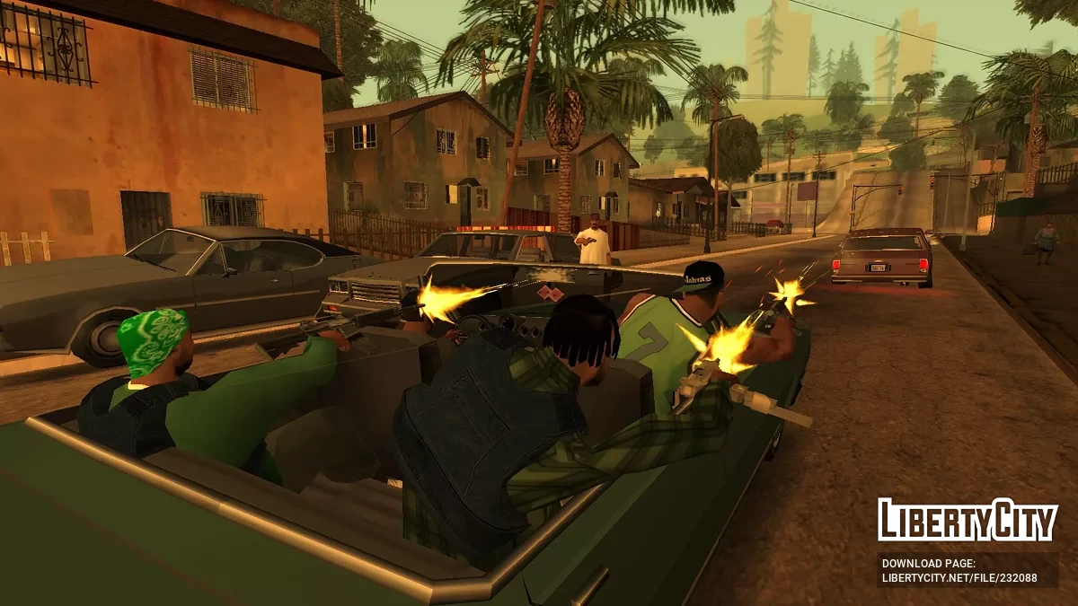 Переключатель стрельбы из автомобиля (ВКЛ & ВЫКЛ) / GTA San Andreas