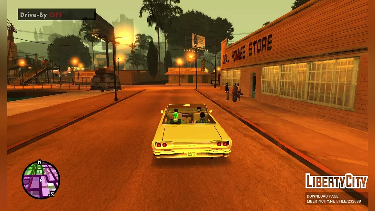 Переключатель стрельбы из автомобиля (ВКЛ & ВЫКЛ) / GTA San Andreas