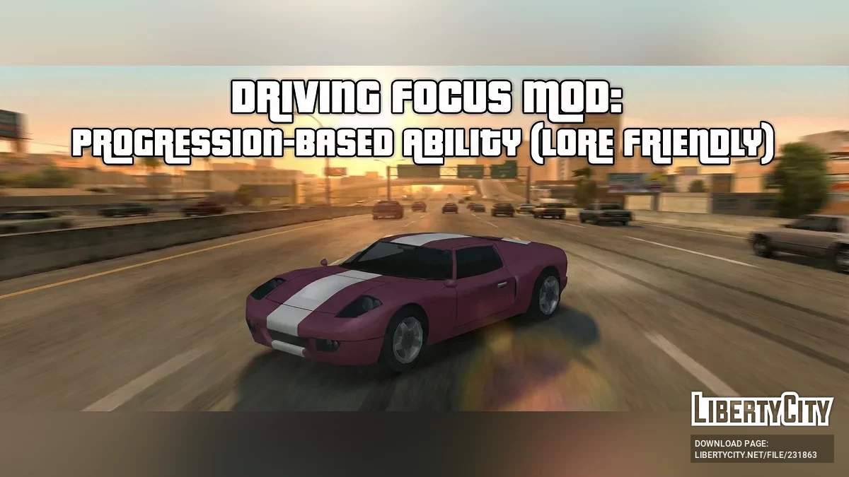 Driving Focus - Способность на основе прогресса вождения / GTA San Andreas