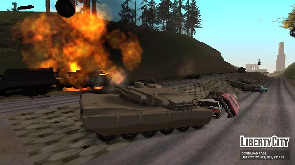 Улучшенный бронированный танк / GTA San Andreas