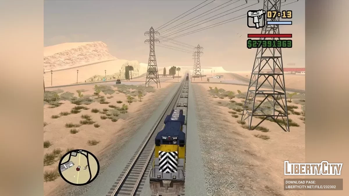 Настраиваемые поезда / GTA San Andreas