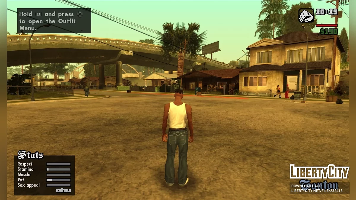 Outfit Menu (Outfit Inventory System) / GTA San Andreas