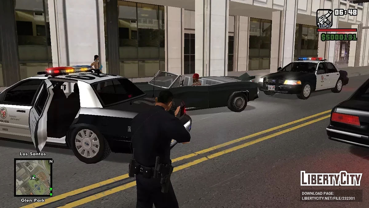 Мод Полиции v1.0.1 / GTA San Andreas