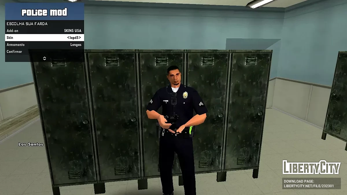 Мод Полиции v1.0.1 / GTA San Andreas