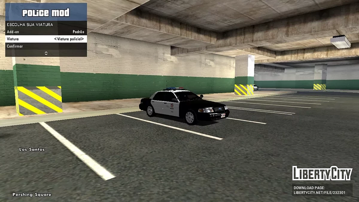 Мод Полиции v1.0.1 / GTA San Andreas