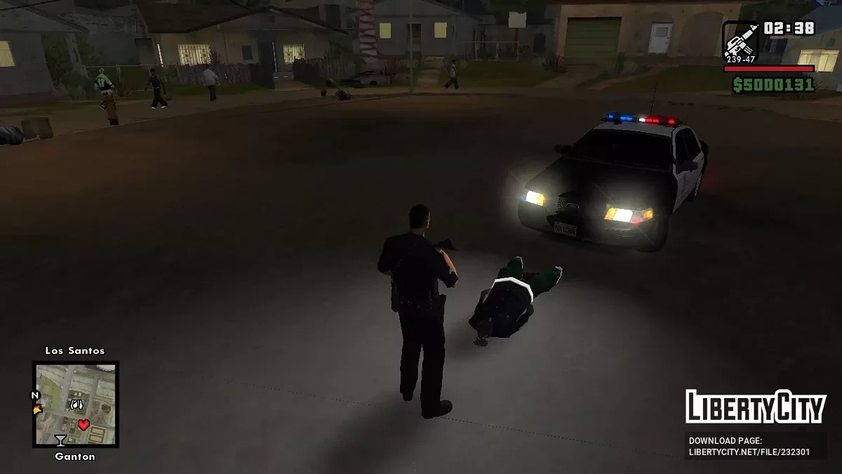 Мод Полиции v1.0.1 / GTA San Andreas