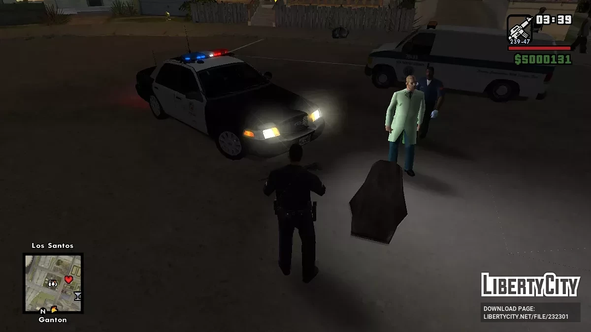 Мод Полиции v1.0.1 / GTA San Andreas