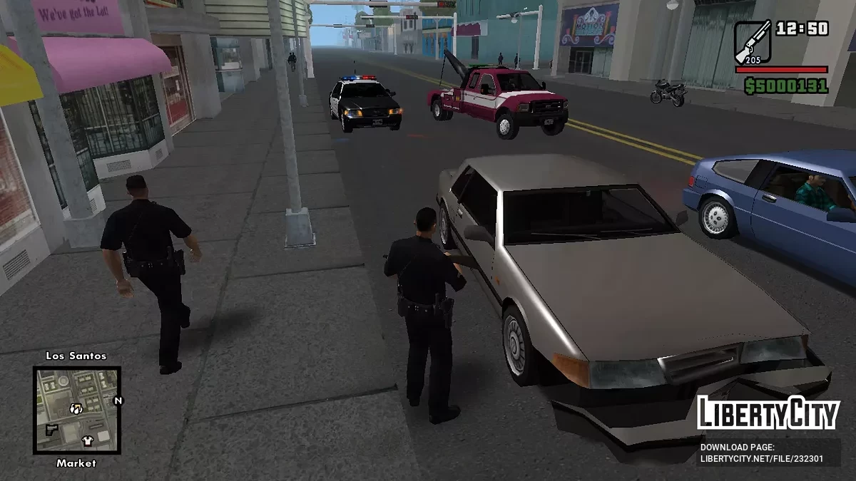 Мод Полиции v1.0.1 / GTA San Andreas