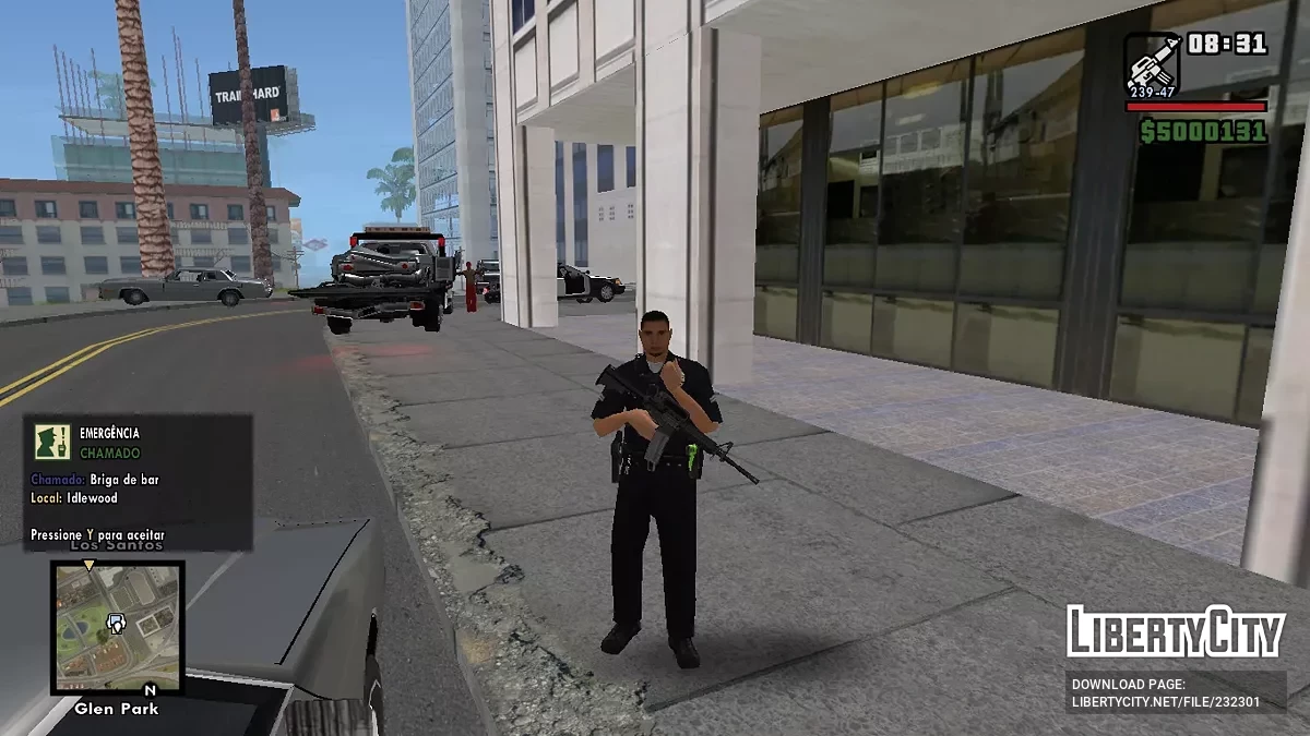 Мод Полиции v1.0.1 / GTA San Andreas