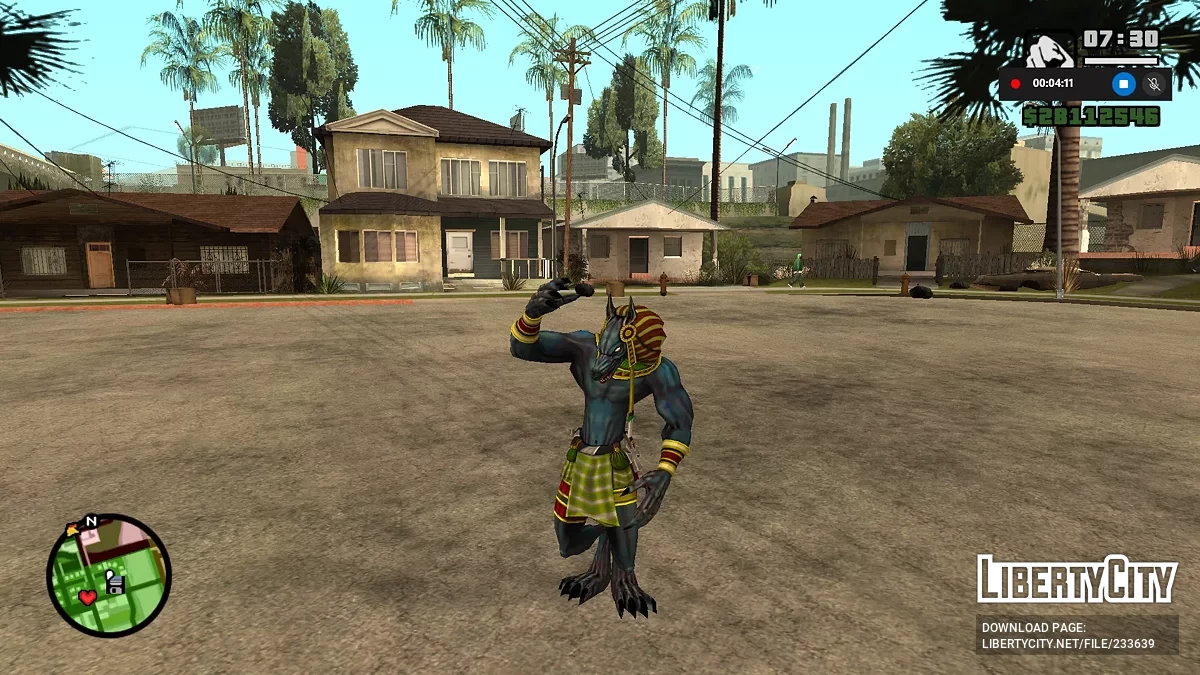 Мод голосового пакета Анубиса (SMITE) / GTA San Andreas