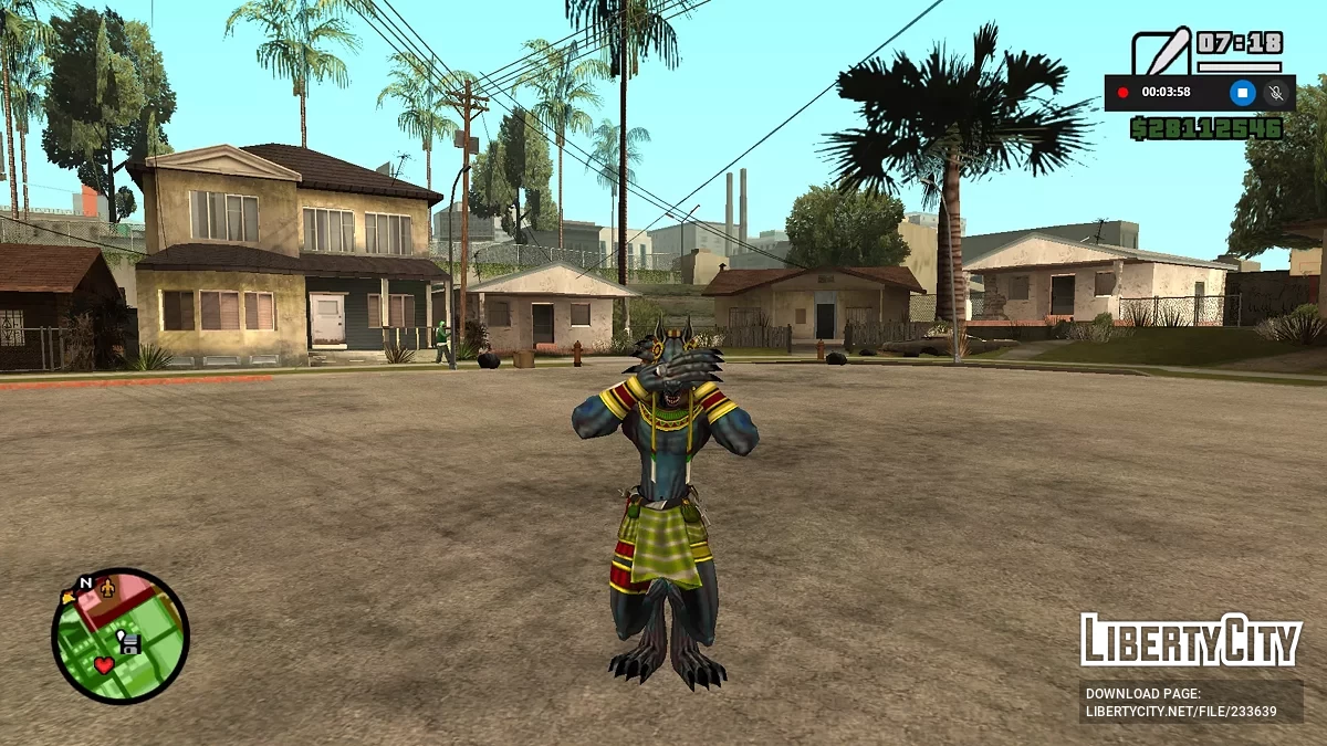 Мод голосового пакета Анубиса (SMITE) / GTA San Andreas