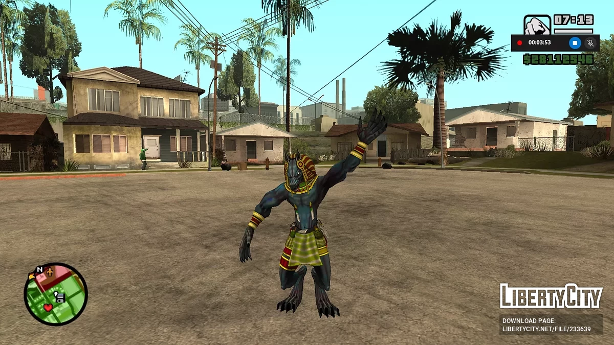 Мод голосового пакета Анубиса (SMITE) / GTA San Andreas