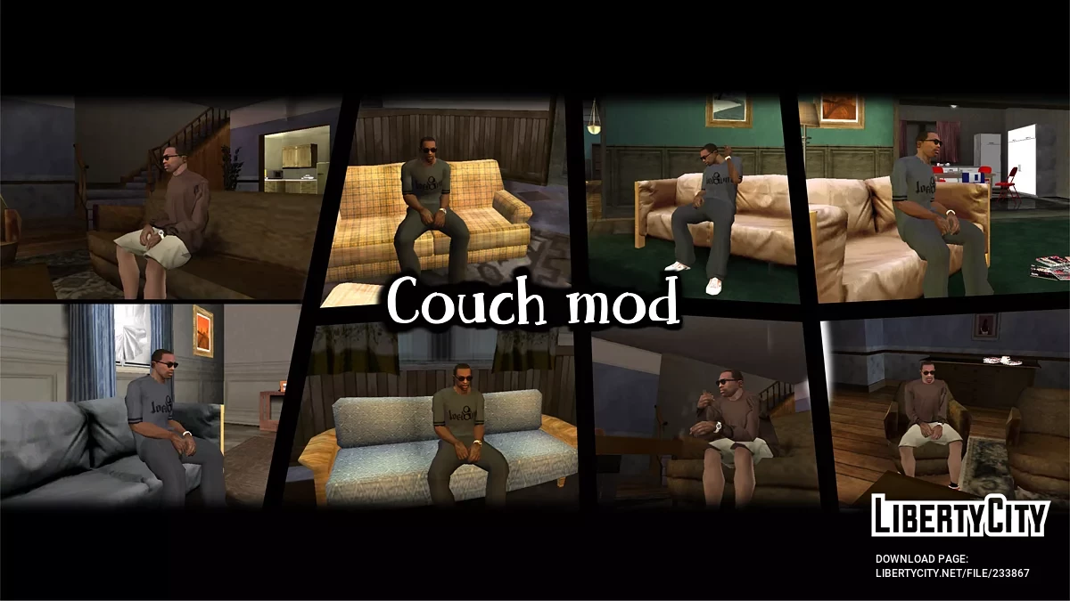 Мод Диван / GTA San Andreas