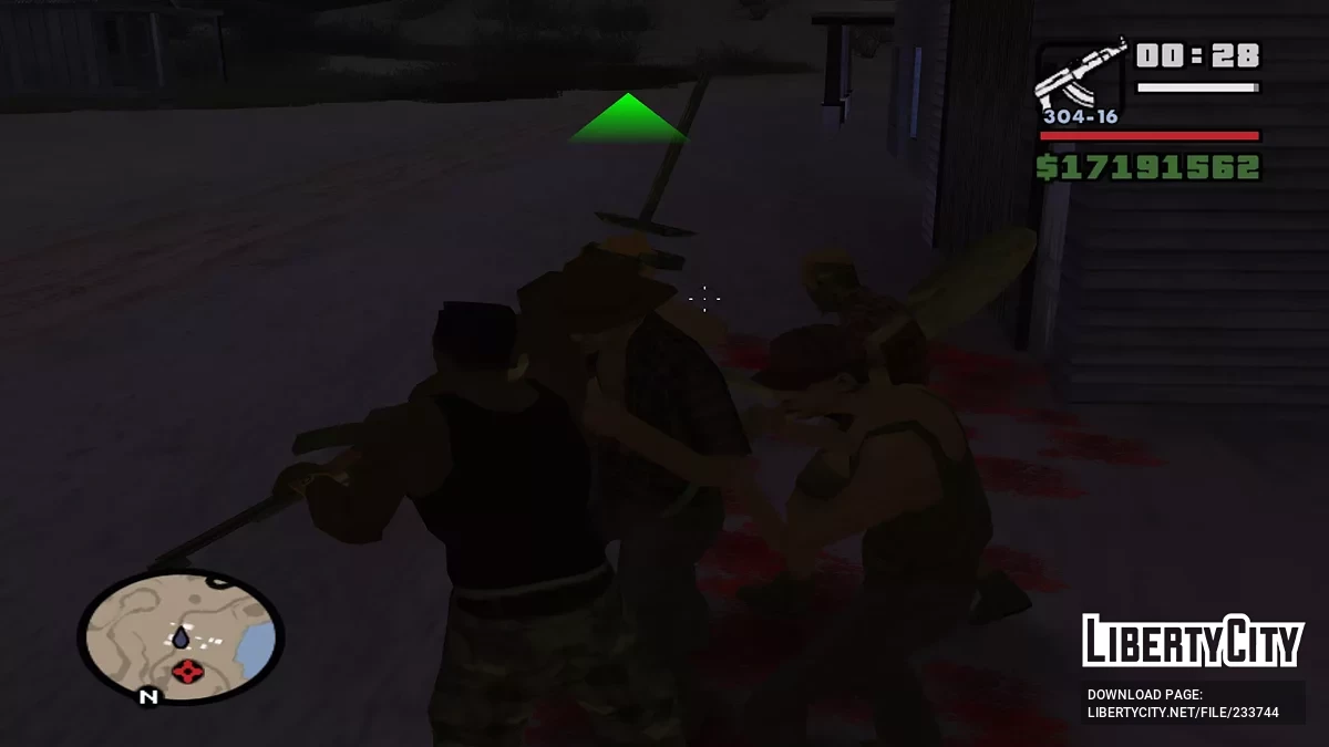 Опасный звонок в Городе Призраке / GTA San Andreas