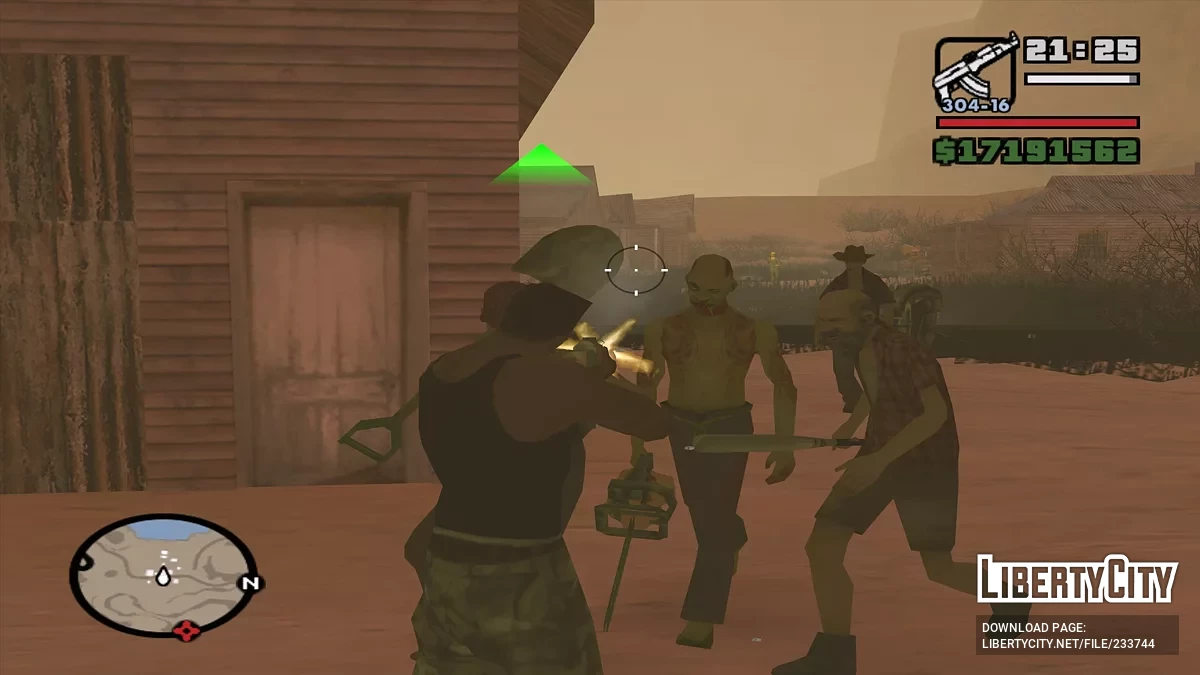 Опасный звонок в Городе Призраке / GTA San Andreas