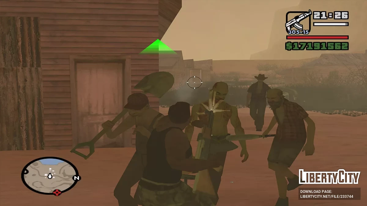 Опасный звонок в Городе Призраке / GTA San Andreas