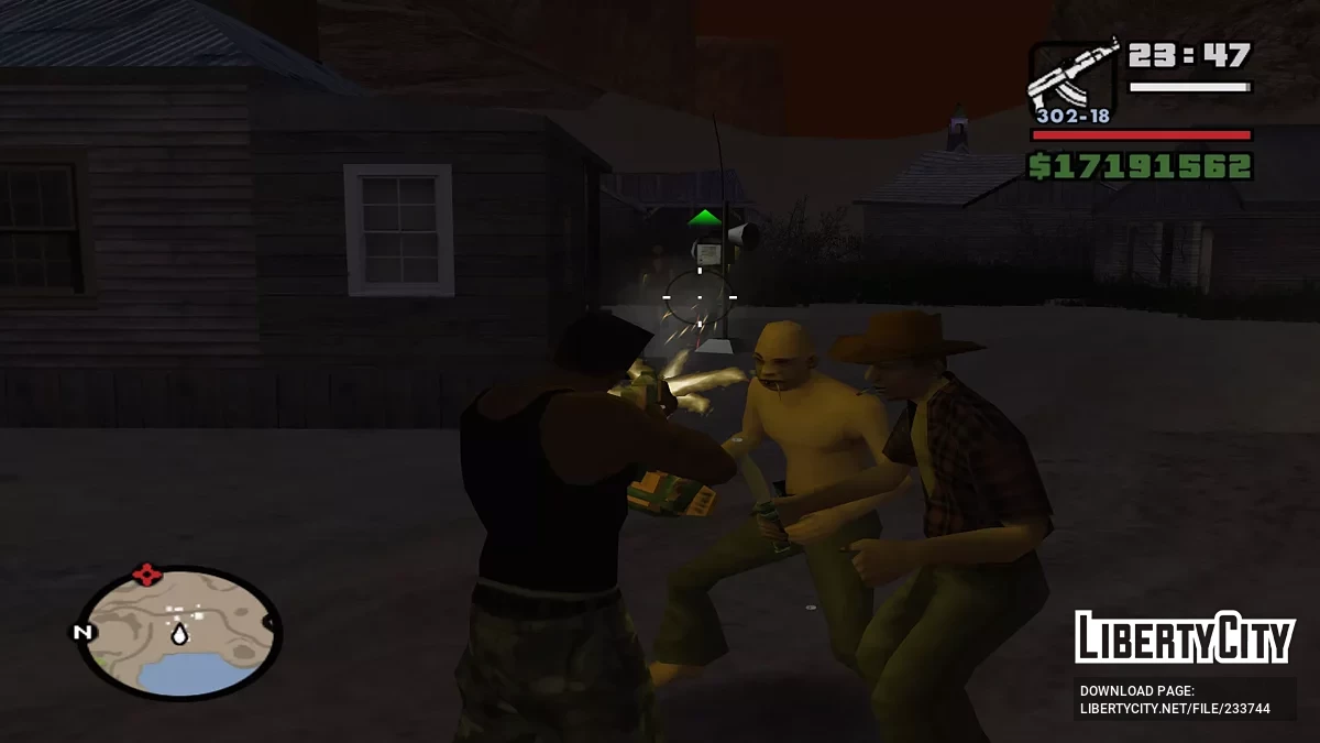 Опасный звонок в Городе Призраке / GTA San Andreas