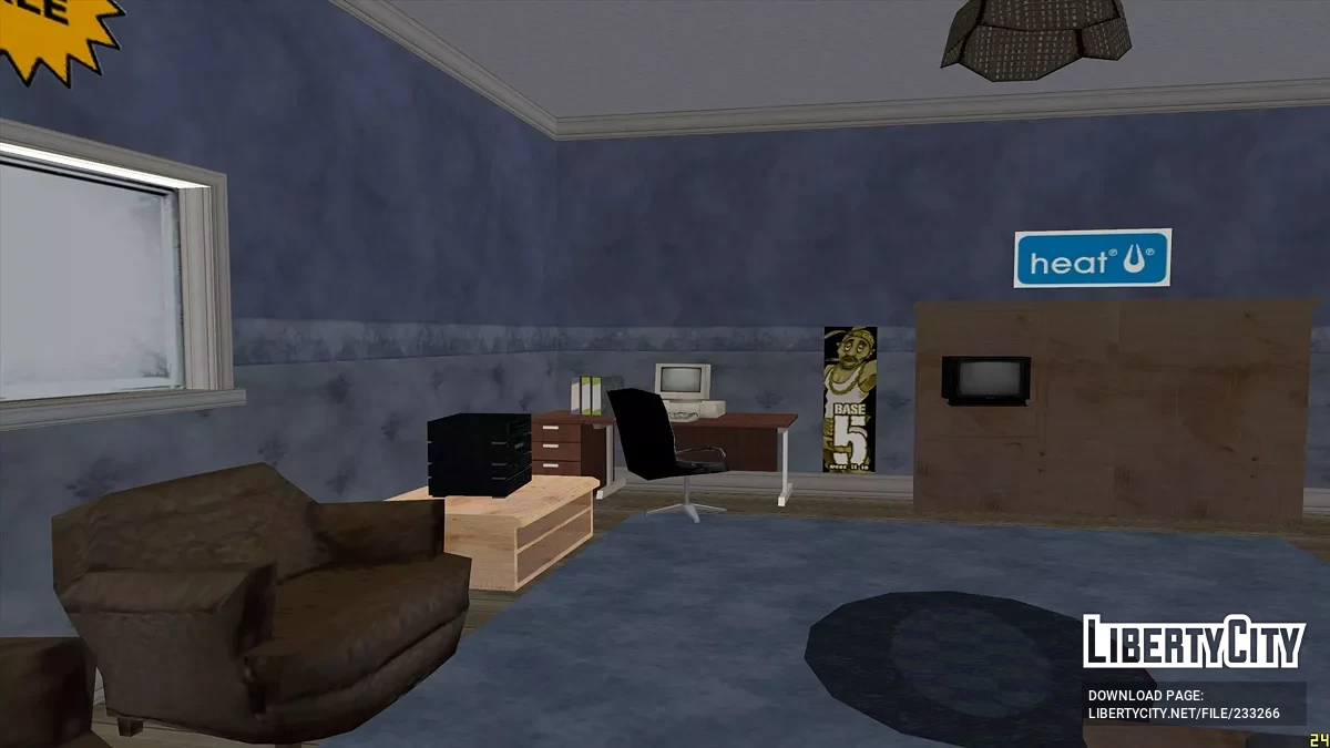 Открыты все тайные комнаты в домах / GTA San Andreas